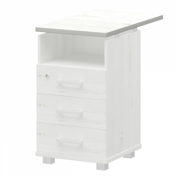 Крышка тумбы НТ-320.73 Сосна винтер 438x730x25 Аргентум