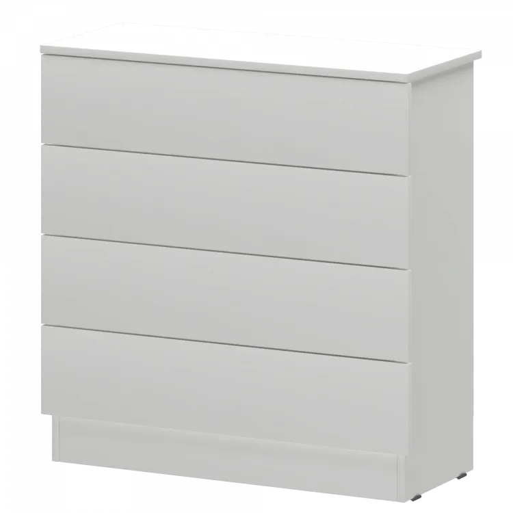 Комод 4 ящика Н-3263 Белый 780x330x800 Арго HOME