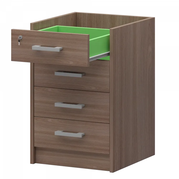 Корпус тумбы приставной АТ-05 Темный шимо 440x450x740 Арго