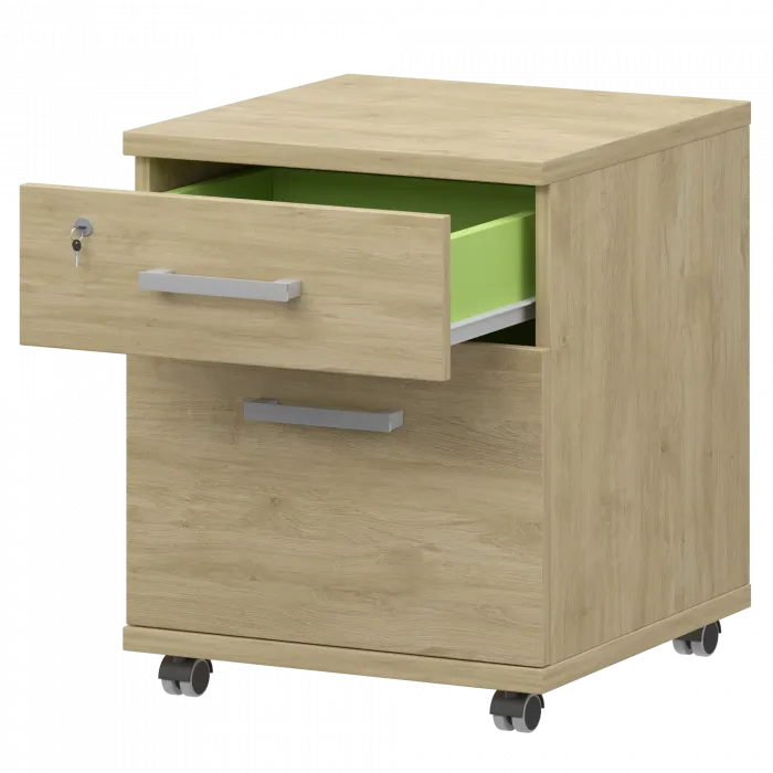 Тумба подкатная файловая НТ-330.ФЛ Баттл Рок 430x442x583 Аргентум