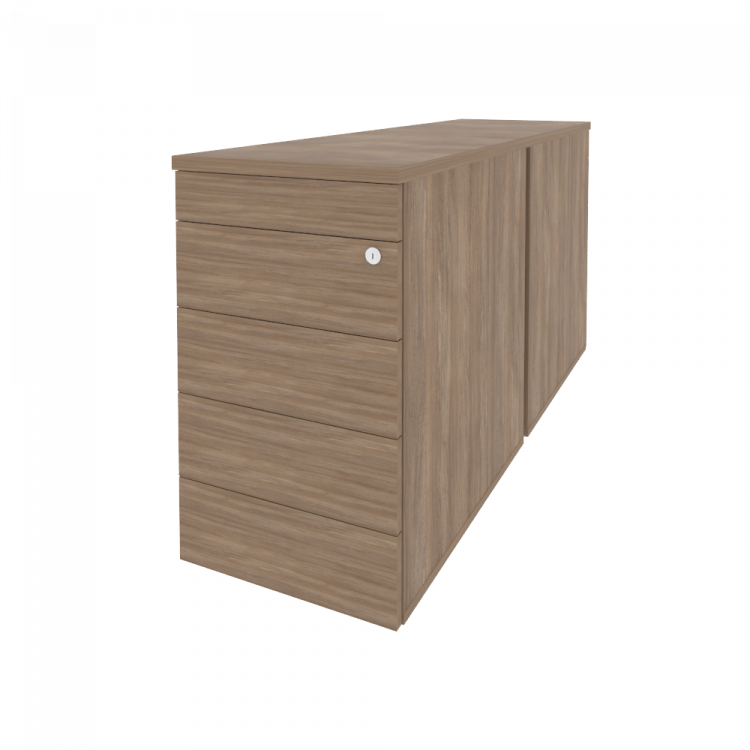 Onix Тумба двойная приставная/опорная (TIP-ON) O.TPO-2.7 TIP Дуб Аризона 432*1475*750