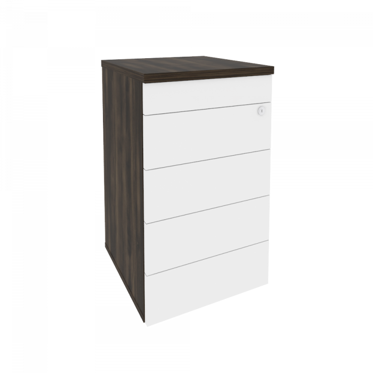 Onix Тумба приставная (TIP-ON) O.TP-4 TIP Дуб Мали/Белый Бриллиант 432*460*750