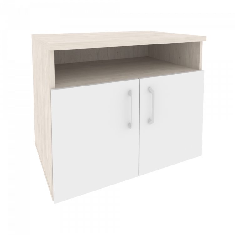 Onix Тумба для оргтехники O.TM-1 Денвер Светлый/Белый Бриллиант 800*600*680