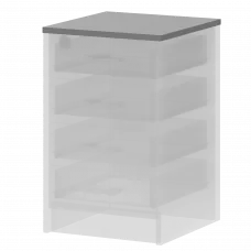 Крышка к приставным тумбам А-705 Серый 440x450x22 Арго