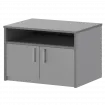 Тумба под оргтехнику АТ-10 Серый 800x600x600 Арго