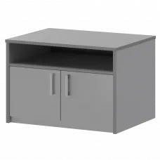 Тумба под оргтехнику АТ-10 Серый 800x600x600 Арго