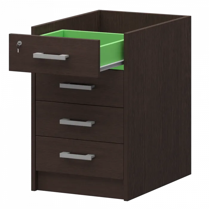 Корпус тумбы приставной АТ-07 Дуб венге 440x600x740 Арго