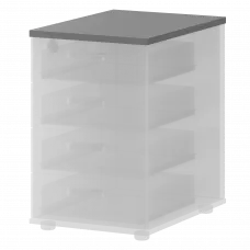 Топ для приставной тумбы СМТ-4Т25-6 Графит 434x600x25 Смарт