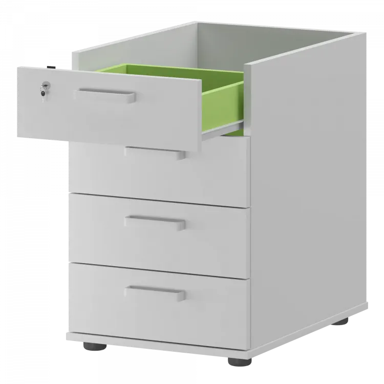 Корпус тумбы приставной СМТ-4П Белый 434x600x725 Смарт