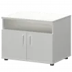 Тумба для оргтехники СМТ-2ДН Белый 800x600x625 Смарт