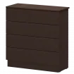 Комод 4 ящика Н-3263 Дуб венге 780x330x800 Арго HOME