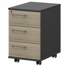 Тумба мобильная/подвесная правая KZT-61R Кронберг/Графит 416x568x648 Кортез