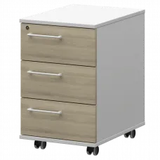 Тумба мобильная/подвесная правая KZT-61R Кронберг/Белый 416x568x648 Кортез