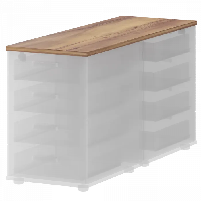 Топ единый для двух приставных тумб СМТ-4Т25-12 Таксония 434x1236x25 Смарт