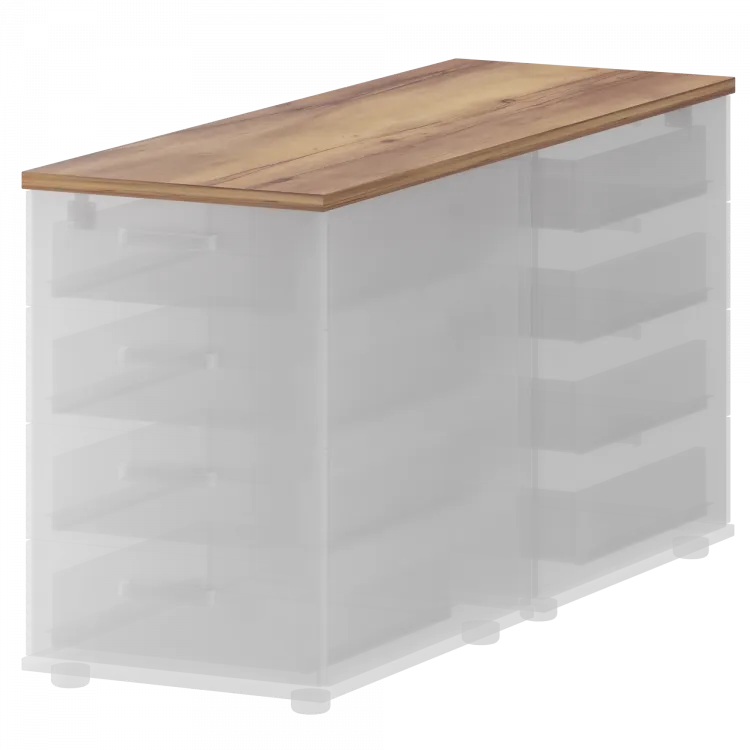 Топ единый для двух приставных тумб СМТ-4Т25-12 Таксония 434x1236x25 Смарт