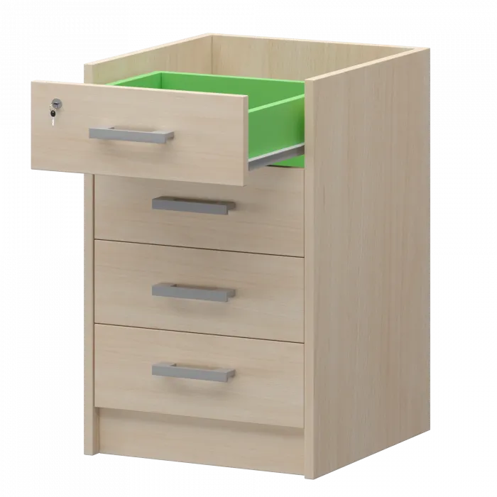 Каркас тумбы приставной АТ2-05 Бук 434x446x728 Арго