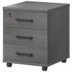 Тумба подкатная НТ-330.Ч Лиственница 446x445x583 Аргентум
