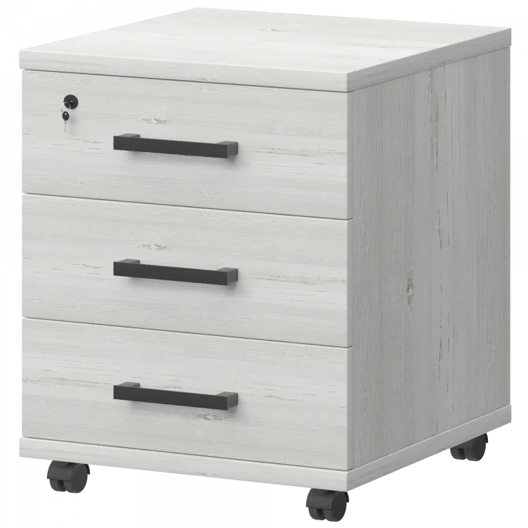 Тумба подкатная НТ-330.Ч Сосна винтер 446x445x583 Аргентум