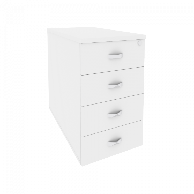 Onix Тумба приставная/опорная O.TPO-1.8 Белый Бриллиант 432*800*750