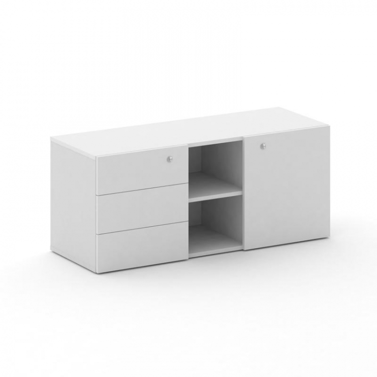 Cross Греденция CRF.GR-1 Белый F/Белый Бриллиант UM 1250*460*532