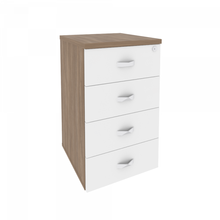 Onix Тумба приставная O.TP-4 Дуб Аризона/Белый Бриллиант 432*460*750