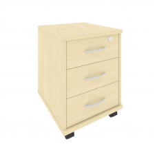 Riva Тумба подкатная 3 ящ. с фолдингом А.ТМ-3F Клен 420*450*556