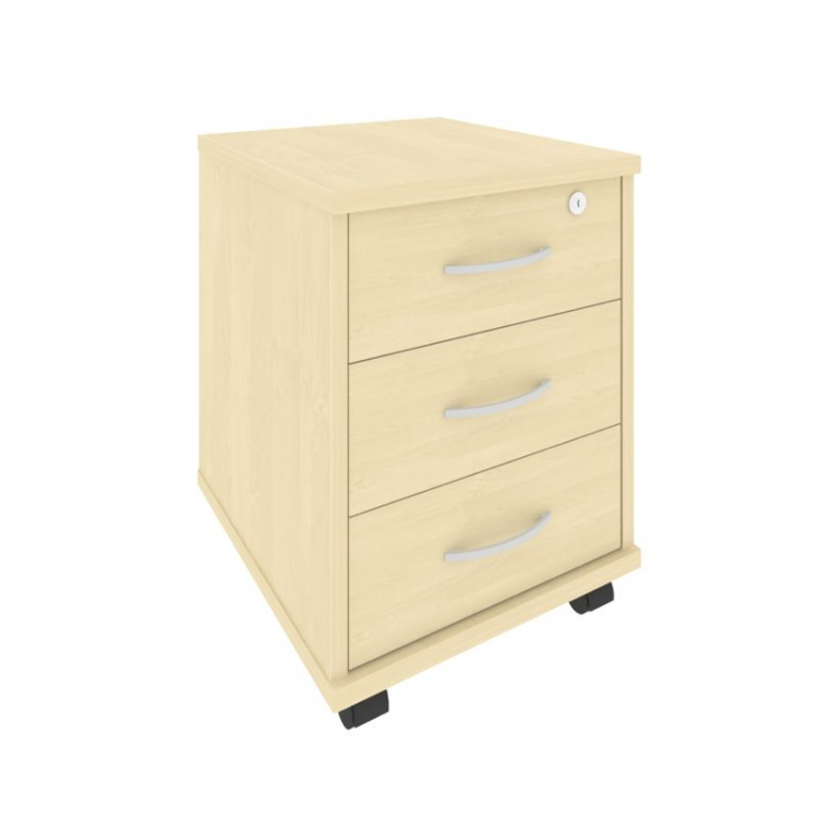 Riva Тумба подкатная 3 ящ. с фолдингом А.ТМ-3F Клен 420*450*556