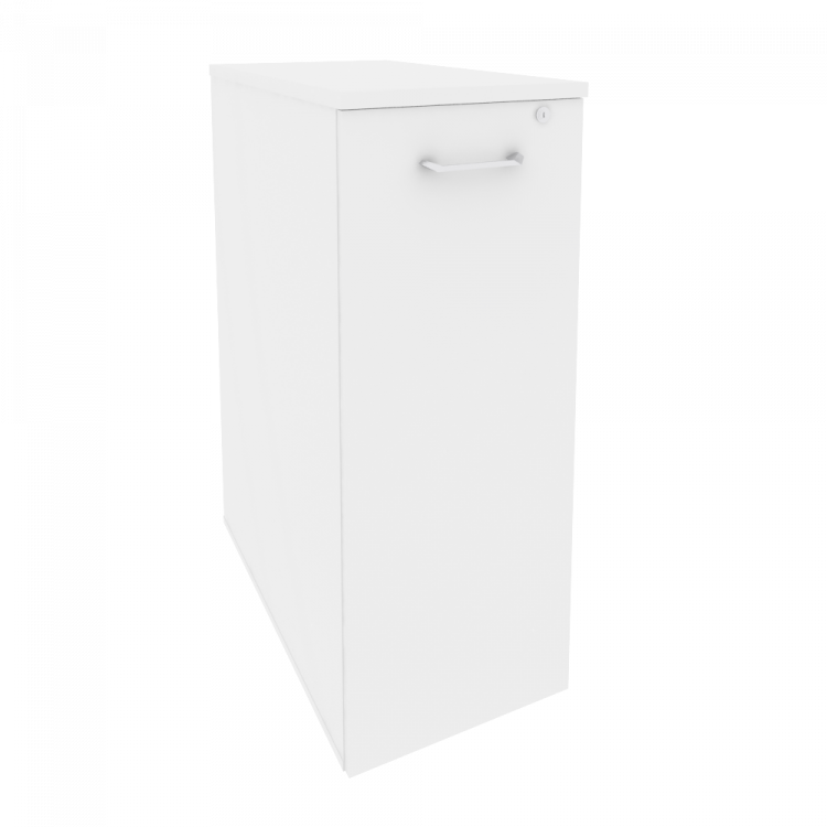 Onix Тумба высокая выдвижная приставная/опорная O.VTPO-8 Белый Бриллиант 432*800*1120