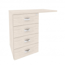 Onix Direct Тумба приставная (универсальная л/пр) O.TPU-4 Денвер Светлый 842*460*750