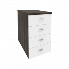 Onix Тумба приставная/опорная O.TPO-1.7 Дуб Мали/Белый Бриллиант 432*720*750