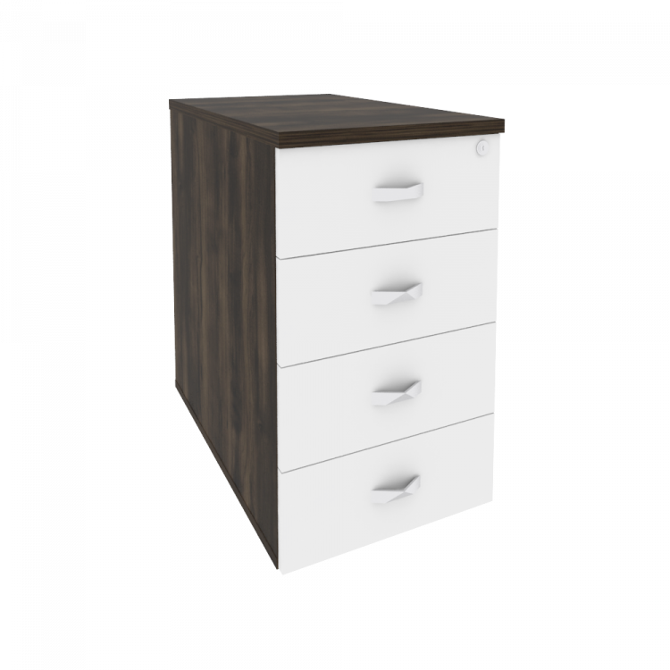 Onix Тумба приставная/опорная O.TPO-1.7 Дуб Мали/Белый Бриллиант 432*720*750