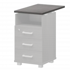 Крышка НТ-320.73 Лиственница 438x730x25 Аргентум