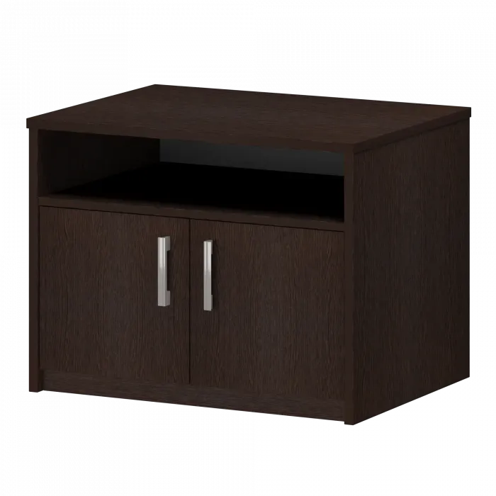 Тумба под оргтехнику АТ-10 Дуб венге 800x600x600 Арго