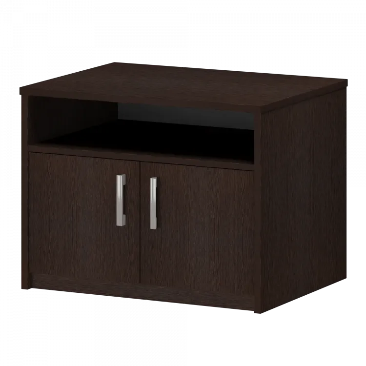 Тумба под оргтехнику АТ-10 Дуб венге 800x600x600 Арго