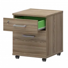 Тумба подкатная файловая НТ-330.ФЛ Дуб сафари 430x442x583 Аргентум