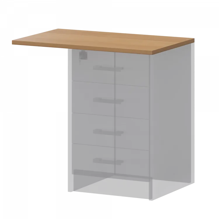 Крышка к приставным тумбам А-706.Ф Ольха 730x450x22 Арго