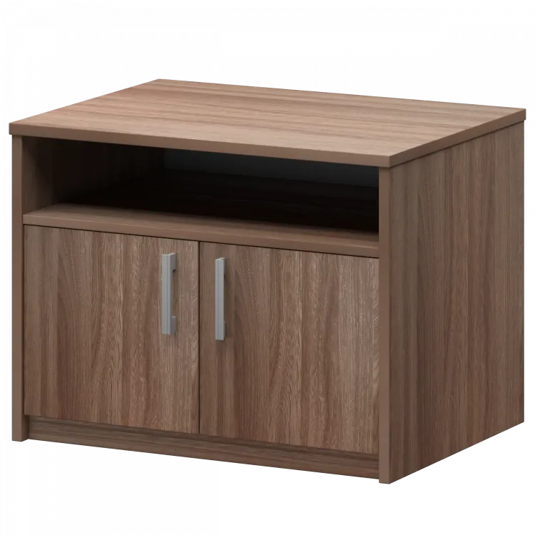 Тумба под оргтехнику АТ-10 Темный шимо 800x600x600 Арго