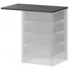 Крышка к приставным тумбам А-705 Антрацит 440x450x22 Арго