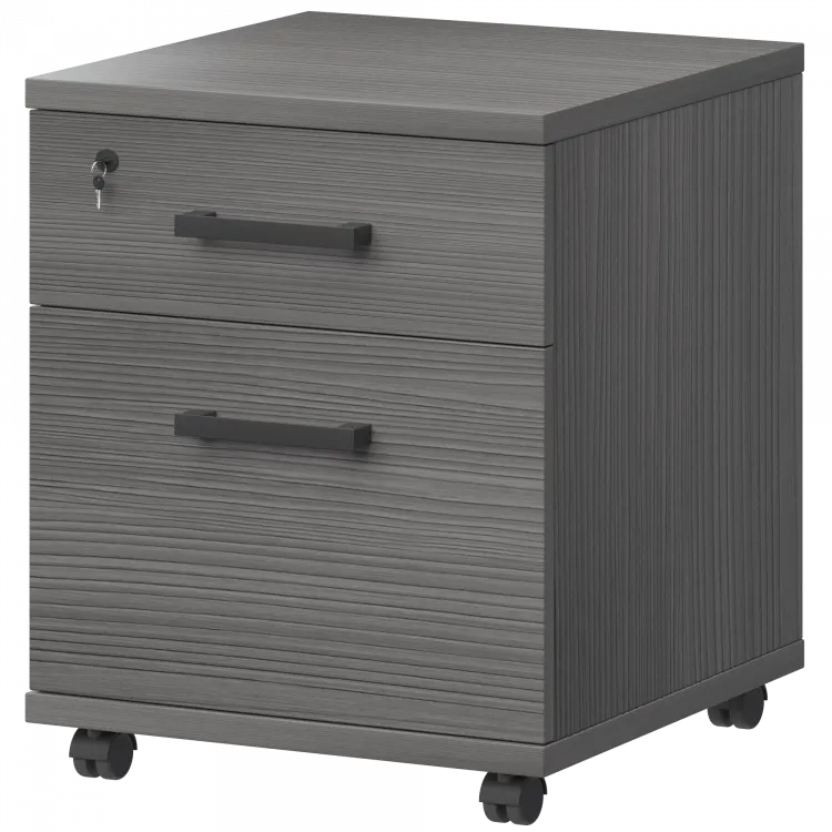 Тумба файловая подкатная НТ-330.ФЛ.Ч Лиственница 446x445x583 Аргентум