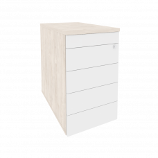 Onix Тумба приставная/опорная (TIP-ON) O.TPO-1.7 TIP Денвер Светлый/Белый Бриллиант 432*720*750