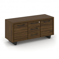 Corner Греденция большая COR.GRB Орех Лоренцо/Графит/Металл Графит 1296*450*600