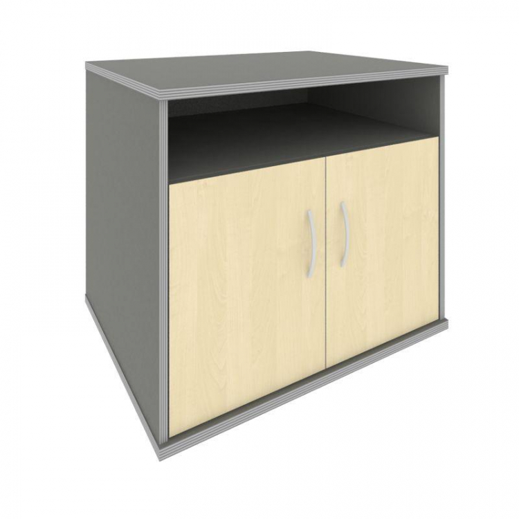 Riva Тумба сервисная, с дверьми А.ТМ-1-S Клен Металлик NEW 770*600*685