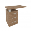 First Тумба приставная с топом левая KTP-1 (L) Дуб Табак 900*500*765 First Тумба приставная с топом левая KTP-1 (L) Дуб Табак 900*500*765