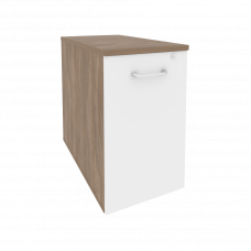 Onix Тумба низкая выдвижная приставная/опорная O.VTPO-1.8 Дуб Аризона/Белый Бриллиант 432*800*750