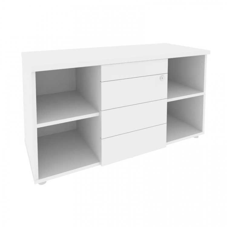 Onix Direct Тумба сервисная с ящиками TIP-ON O.TS-11 TIP Белый Бриллиант 1100*460*598