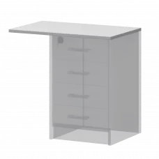 Крышка к приставным тумбам А-706.Ф Белый 730x450x22 Арго