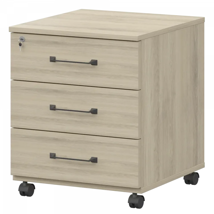 Тумба мобильная с центральным замком К-923 Кронберг 434x470x600 Приоритет