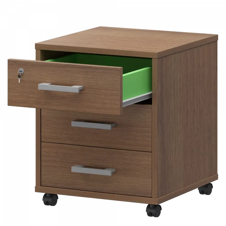 Тумба подкатная АТЛ-03 Орех 440x450x580 Арго