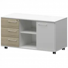 Креденция левая KZT-62L Кронберг/Белый 1200x568x648 Кортез