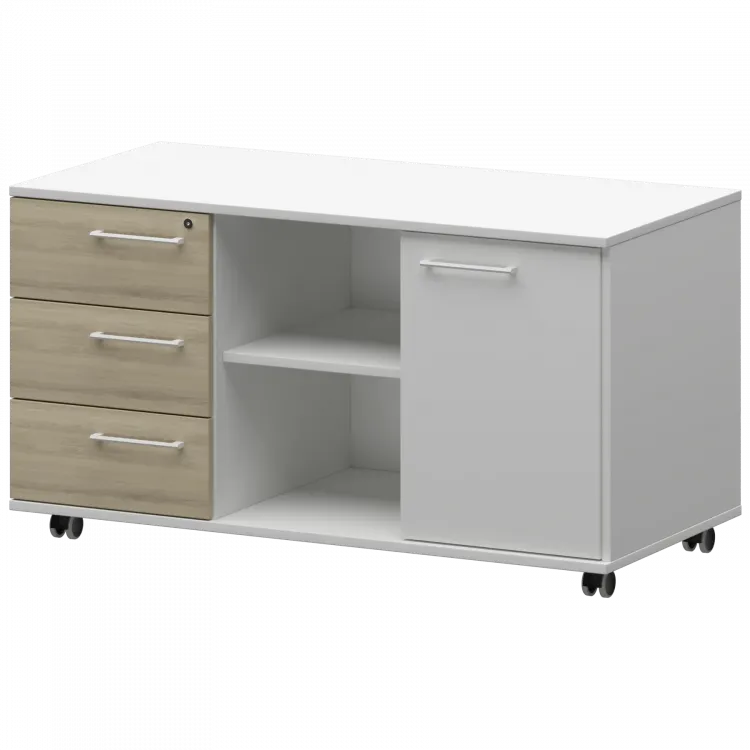 Креденция левая KZT-62L Кронберг/Белый 1200x568x648 Кортез